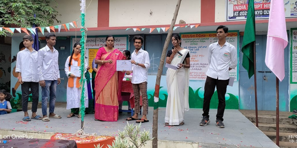 Independence Day Celebration At GHS Nallakunta School